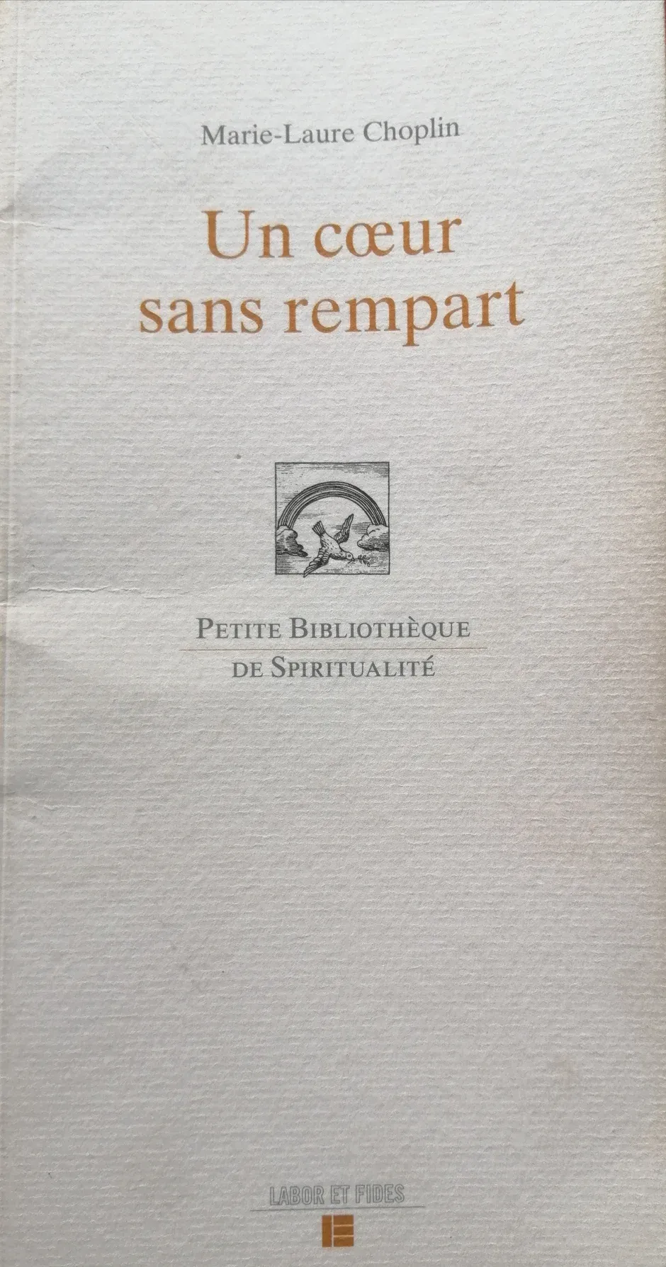 Voici un extrait d'une inspirante lecture estivale!! " Un coeur sans rempart"